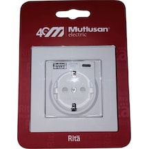 Mutlusan Usb Type C Priz 2.4ah Karavan Usb Priz - Beyaz-1005