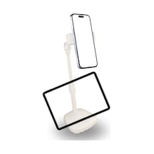 Masa Üstü Tablet Ve Telefon Tutucu Plastik Aparat Beyaz Telefon Standı Timya/go1395 205052