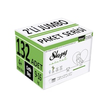 Sleepy Natural Bebek Bezi 4 Numara+ Maxi Plus 2'li Jumbo Paket Serisi 132 Adet