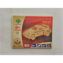 Ahşap Puzzle 3d F20 Araba Maketi