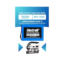 Leksas Huway Plus-x Batarya Standart Kapasite Lifepo4 60v 32ah Elektrikli Motosiklet Bataryası