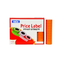 Etiketi- Turuncu- 100'lü