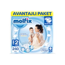 Molfix Bebek Bezi 2 Numara Mini Avantajlı Paket 240 Adet