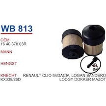 Wunder Dacıa Sandero Mazot Filtresi Oem No:164037803r