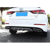 Hyundai Elantra Difüzör 2016-2017-2018 Arka Tampon Plastik Düz