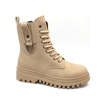 Mehtap Süs Üçgen Toka Detaylı Kaymaz Taban Kadın Postal Bot Nut