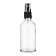 Afracam Şeffaf 100 Ml Kapaklı Sprey Dezenfektan Cam Şişe Siyah