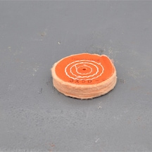 3x50 - 3 İnç Turuncu Polisaj Keçesi 60 Mm