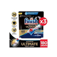 Şeylişeyler - Finish Ultimate Plus Bulaşık Makinesi Tableti 60'lı 3 Paket