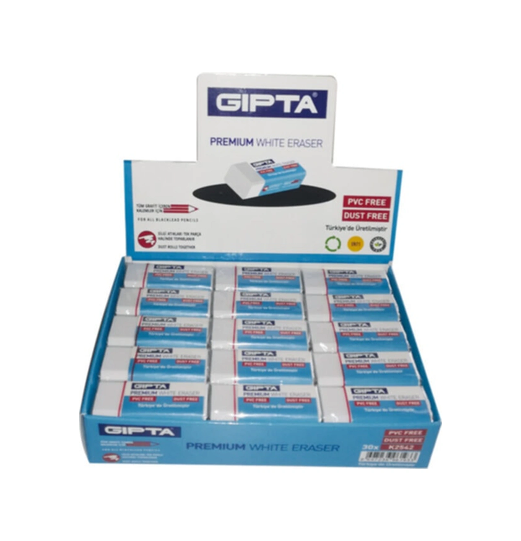 Silgi Premium Pvc-dust Free Beyaz 30 Lu Paket K2542