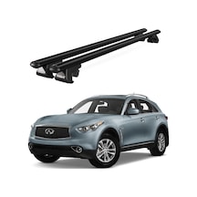 Venüs Infiniti Qx70 2013 Ve Sonrası Uyumlu Siyah Ara Atkı Port Bagaj Tavan Barı