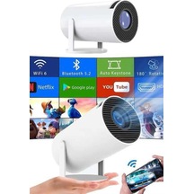 Sinema - 448 - Projektörü Android Hdmı Usb Wifi Ses Çıkışlı Ayaklı - Flzdgnkr - Projeksiyon Tnabilir