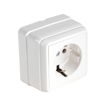 Mutlusan Bron Sıva Üstü Topraklı Priz