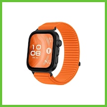 Bezos Huawei Fit 4 Braid Kordon - Turuncu Dmc