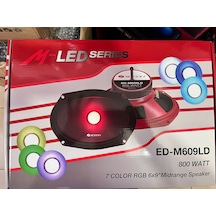 Edison 6x9 Oval Midrange 800 Wat Hoparlör 120 Rms Kumanda Işıklı