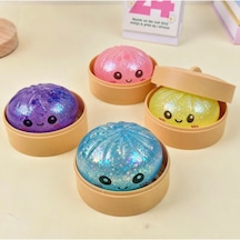 Çin Mantısı Simli Dev Boy Xl Squishy Dumpling Özel Kutulu Stres Giderici Oyuncak