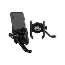 Sunup 03-h2 Motosiklet Telefon Tutucu Standı Tutacağı Aynaya Sabitlenir