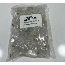 Ztech Rj-45 Cat5 Konnektör 100 Lü Paket