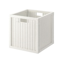 Ikea Branas Rattan Depolama Kutusu 32 X 34 X 32 Cm Beyaz