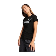 Puma Essentials Kadın Kısa Kollu Spor Tişört Siyah