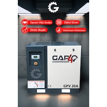 Gap Kompresör Vidalı Hava Kompresörü 20 HP Tek Makine GPV20a