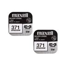 X 371 Sr920sw Gümüş Oksit 0 Mercury Saat Pilleri, 2 Adet