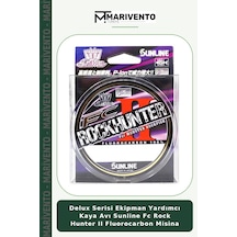 Delux Serisi Ekipman Yardımcı Kaya Avı Sunline Fc Rock Hunter Iı Fluorocarbon Misina 0.165mm - 100mt - 2kg