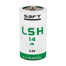 Saft LSH14 C Size 3.6 V Li-SOCI2 Lityum Pil