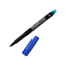 Faber Castell 1525 Permanent Kalem - Asetat Kalemi M Mavi - 3 Adet Çok Renkli