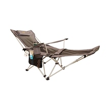 Funky Chairs Lazy 3 Plus Yatabilen Kamp Sandalyesi Gri