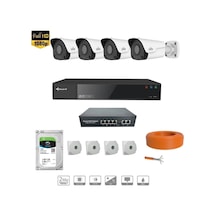 Unıvıew 2 Mp Ip Kamera 4 Kameralı Full Hd Set