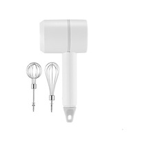 Soulader Kablosuz Mini Mikser İle Pratik Yumurta Çırpma Ve Karıştırma - Şarj Edilebilir Mutfak Aleti Beyaz