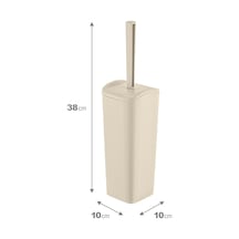 Soft Klozet Fırçası Latte Beyaz - Çok Renkli