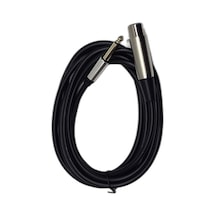 3 Metre 6.35 Mm To Xlr Erkek Ses Kablosu - Çivi Jak To Xlr Konnektör Mikser Ve Amfi Kablosu