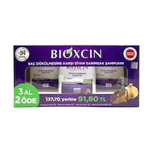 Bioxcin Siyah Sarımsak Şampuanı 300 Ml 3 Al 2 Öde