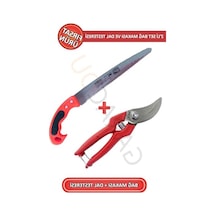 30 Cm Profesyonel Bağ Budama Makası Ve Dal Testeresi, 2'li Set