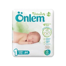 Önlem Botanika Bebek Bezi 1 Numara Newborn İkili Jumbo Paket 64 Adet