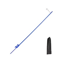 Yuntech01 Kamp Aydınlatması İçin Taşınabilir Katlanır Alüminyum Lamba Sehpası, Mavi Mavi