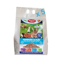 Bonny Nice Organik Sürüngen Taban Kumu Çam Pellet 1.8 KG 3 L x 5