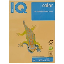 Mondi Iq Color Renkli Fotokopi Kağıdı A4 80 Gram 500 Altın Sarısı