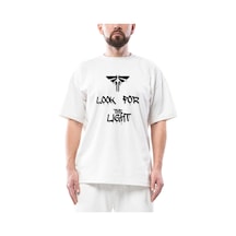 The Last Of Us Look For The Light Oversize Beyaz Tişört
