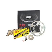 Dıd Ktm Duke 690 R Zincir Dişli Seti 2008-2019 X-ringli Zincir Gold Renk