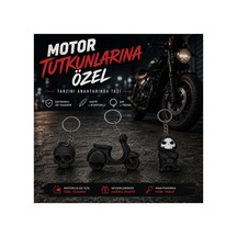 Motorculara Özel Üçlü Set Anahtarlık