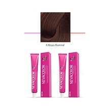 2 Li Set Premium 6 Koyu Kumral - Kalıcı Saç Boyası 2 X 50 G Tüp