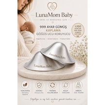 Lunamom Baby 999 Ayar Gümüş Kaplama Göğüs Ucu Koruyucusu