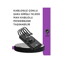 Hubrendy  Çoklu Cihaz Uyumu İle Kablolu Ve Kablosuz Şarj Pratik Powerbank Diğer
