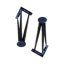 Metal Boru Ayak Kütük Masa Dresuar Kaşıklık Kitaplık Orta Sehpa Zigon Ayağı 50 Cm 2 Adet