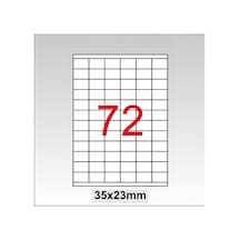 Taneks Lazer Etiket 35X23MM 7200'lü Paket