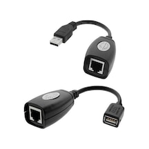 Usb Kablo Uzatma Aparatı Rj45 Üzerinden 40 Mt