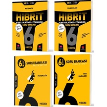 Hız 2026 6. Sınıf Matematik + Fen Bilimleri Soru + Hibrit - Konu Seti 4 Kitap